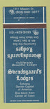 Matchbook Cover - Svendsgaard's Lodges Solvang CA 30 Strike