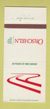 Matchbook Cover - Orscheln Bros Trucking Moberly MO 30 Strike