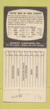 Matchbook Cover - Brinkley Cable TV Brinkley AR 30 Strike