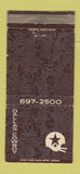 Matchbook Cover - Dallas Cowboys Football Dallas Irving TX NYC 30 Strike