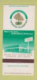 Matchbook Cover - Palmetto Federal Savings Clearwater SC 30 Strike