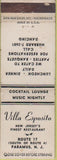 Matchbook Cover - Villa Esposito Paramus NJ WEAR