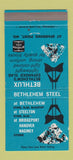 Matchbook Cover - Bethlehem Steel Sparrows Point MD Bethlux Slag 30 Strike