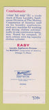 Matchbook Cover - Combomatic Washing Machine Murray Corp Chicago IL 30 Strike