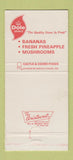 Matchbook Cover - Dole Brands Castle & Cooke Foods Bananas Pineapple 30 Strike