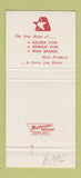 Matchbook Cover - Armour Meats Pittsburgh PA 30 Strike