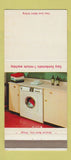 Matchbook Cover - Combomatic Washing Machine Murray Chicago IL 30 Strike