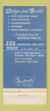 Matchbook Cover - ITT Thomson Martin Electric Welding Guns Warren MI 30 Strike