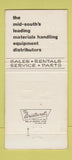 Matchbook Cover - Clark Fork Lifts Jackson TN Memphis Delta 30 Strike