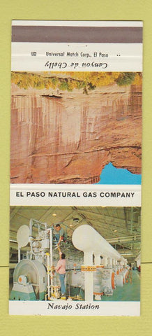 Matchbook Cover - El Paso Natural Gas TX Canyon de Chelly 30 Strike