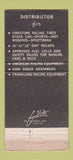 Matchbook Cover - Gene White Firestone Tires Atlanta GA Charlotte NC 30 Strike