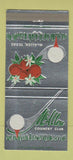 Matchbook Cover - McAllen Country Club TX 30 Strike