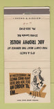 Matchbook Cover - ABC Trophy House Cleveland? 30 Strike