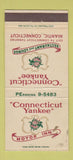 Matchbook Cover - Connecticut Yankee Motor Inn Niantic CT WEAR 30 Strike