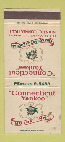Matchbook Cover - Connecticut Yankee Motor Inn Niantic CT WEAR 30 Strike
