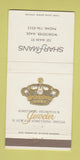 Matchbook Cover - Sharfmans Worcester MA Jewelry 30 Strike