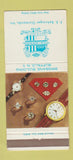 Matchbook Cover - Peter Behringer Jewelry Diamonds Buffalo NY WEAR 30 Strike
