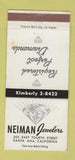 Matchbook Cover - Neiman Jewelry Santa Ana CA WEAR 30 Strike