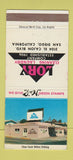 Matchbook Cover - Lory Laundry San Diego CA WEAR 30 Strike
