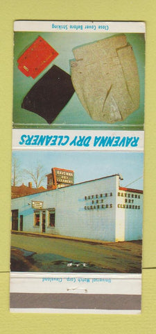 Matchbook Cover - Ravenna Dry Cleaners Ravenna OH 30 Strike