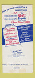 Matchbook Cover - Bell Laundry Cleaners Chevy Chase MD 30 Strike