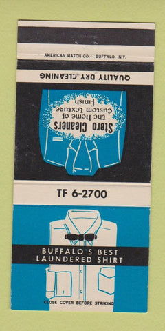 Matchbook Cover - Stero Cleaners Buffalo NY 30 Strike