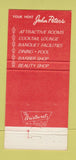 Matchbook Cover - El Morocco Motor Hotel Indio CA 30 Strike