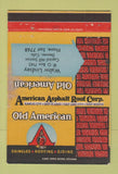 Matchbook Cover - American Asphalt Roof Corp WORN 40 Strike