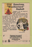 Matchbook Cover - American Asphalt Roof Corp WORN 40 Strike