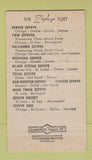 Matchbook Cover - Burlington Route Railroad 1949 36 Strike