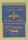 Matchbook Cover - 434th Troop Carrier Wing Atterbury AFB Columbus IN 40 Strike