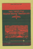 Matchbook Cover AAF Regional Station Hospital Coral Gables FL Military 40 Strike