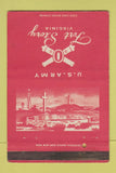 Matchbook Cover - Fort Story VA US Army 40 Strike