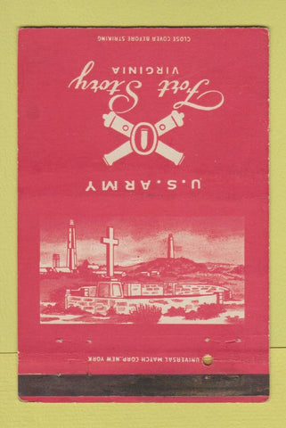 Matchbook Cover - Fort Story VA US Army 40 Strike