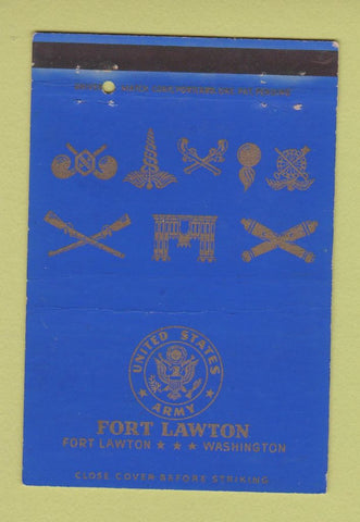 Matchbook Cover - Fort Lawton WA military Army WWII 40 Strike