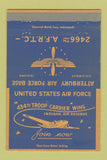 Matchbook Cover - 434th Troop Carrier Wing Atterbury AFB Columbus IN 40 Strike