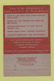 Matchbook Cover - 434th Troop Carrier Wing Atterbury AFB Columbus IN 40 Strike