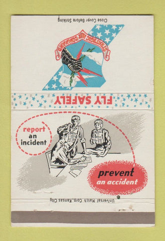 Matchbook Cover - Strategic Air Command SAC military  40 Strike