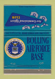 Matchbook Cover - Bolling Air Force Base Washington DC WEAR 40 Strike
