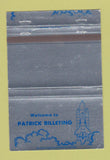 Matchbook Cover - Patrick Billeting Military FL 40 Strike