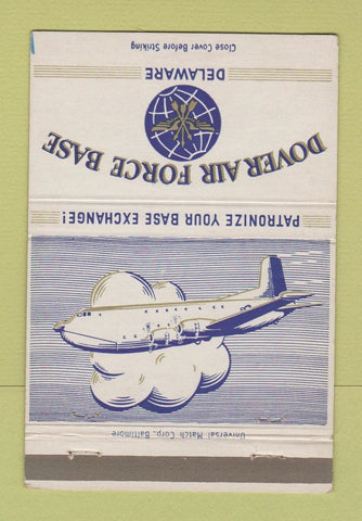 Matchbook Cover - Dover Air Force Base DE military 40 Strike