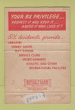 Matchbook Cover - Dover Air Force Base DE military 40 Strike