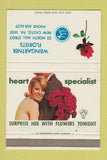 Matchbook Cover - Weingartner Florists Flowers New Castle PA 40 Strike