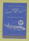 Matchbook Cover - United States Air Force Club Palm Beach FL 40 Strike