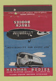 Matchbook Cover - German Bodies St Louis MO truck deco WEAR 40 Strike