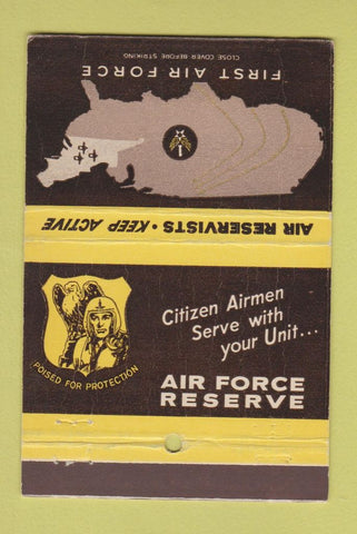 Matchbook Cover - Air Force Reserve Flying Center WEAR 40 Strike