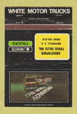 Matchbook Cover - White Motor Trucks Christopher Greenville SC WEAR 40 Strike