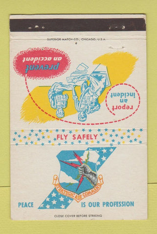 Matchbook Cover - Strategic Air Command SAC military  40 Strike