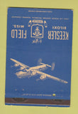 Matchbook Cover - Keesler Field Biloxi MS military postcard 40 Strike