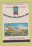 Matchbook Cover - Army Air Forces Flying School Newport AR postcard 40 Strike